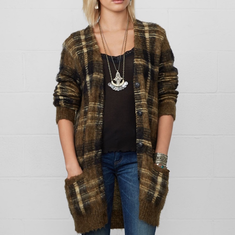 Ralph Lauren Denim & Supply Plaid Cardigan